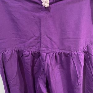 Purple Churidar Suit Set Women’s