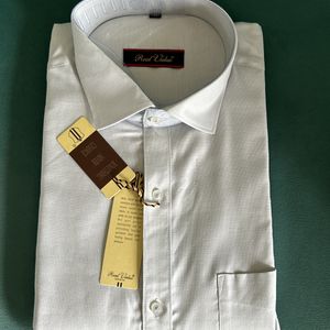 White Cotton Brand New Shirt