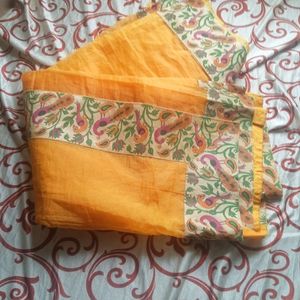 Yellow Saree with Beautiful border