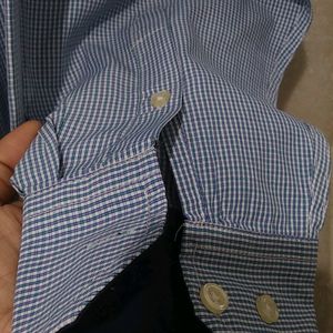 mens chevkered shirt