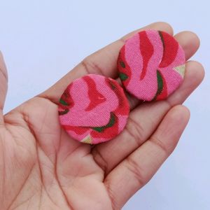 handmade fabric earrings