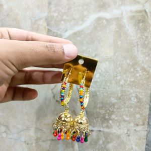 Multicolour Jewelry,Jhumka, Ethnic Jewellery