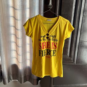 Yellow T-shirt (price Is Negotiable)