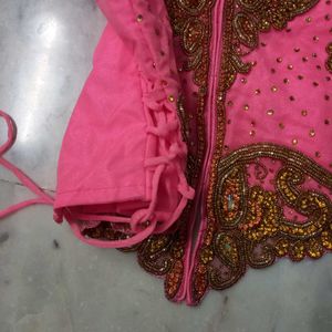 Girls pink Lehenga