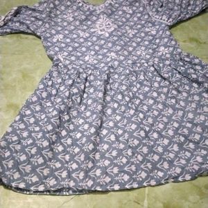 Chickenkari Short Anarkali Kurta