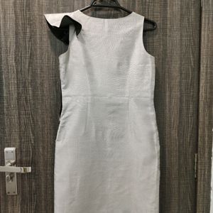 Metalic Gray Mini Dress