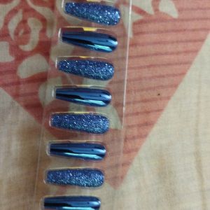 Royal Blue 💙 Artificial Nail Art