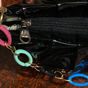 BLACK party HANDBAG