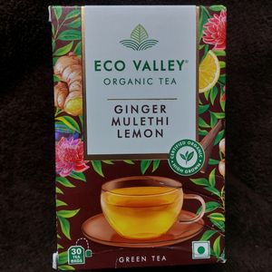 Eco Valley Organic Tea Ginger Mulethi Lemon