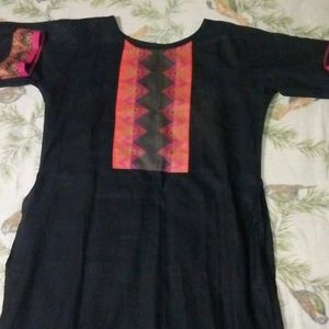 Black Colour Kurti