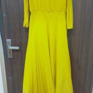 Party Wear Cotton Gown