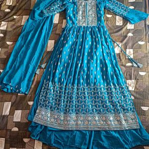 Wedding Naira Cut Kurti Palazzo Set