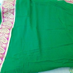 Green Designer Saree