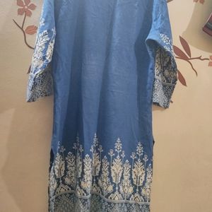 Cotton embroidery Kurti