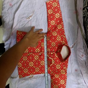 Red Golden Boy Sherwani Dhoti✨