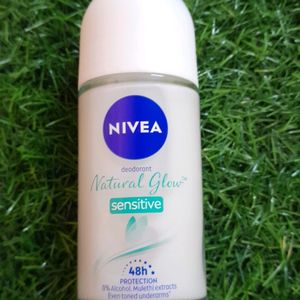 pack of 1 nivea deodorant natural glow roll-on