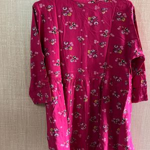 Rose Short Kurta