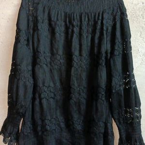 Oversized Summer Stylish Top Black Premium