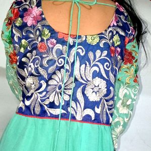 New Latest Design Embroidery Dress For Woman