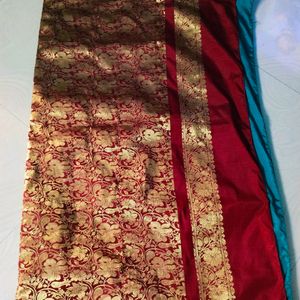 Multi Colour Pure Gadwal Saree