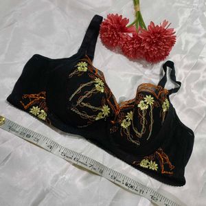 Imported Designer Bra with Embroidery Work