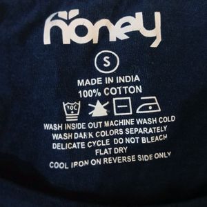 Honey Navy Blue Women's Tshirt