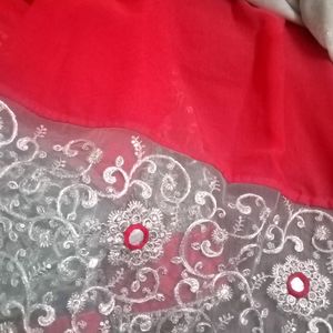 Red Saree