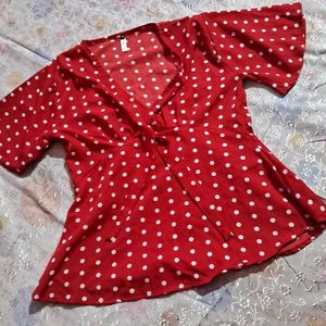 Red Polka Dot T-shirt