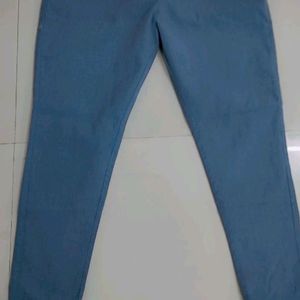 Formal Blue Pant Like Jeans Cotton Material