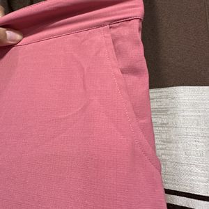 Koovs Pink Culottes/Trousers