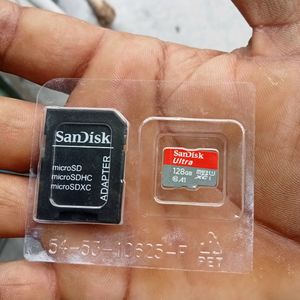 SanDisk Ultra 128gb Memory Card Original Pack Of 2