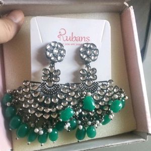 Rubans Kundan Earrings