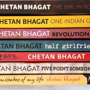 chetan bhagat set of seven books