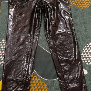 Skinny Polyester Fabric Black Party Waer Pants