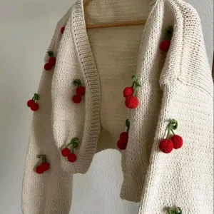 Handmade Pinterest Cherry Sweater 🍒