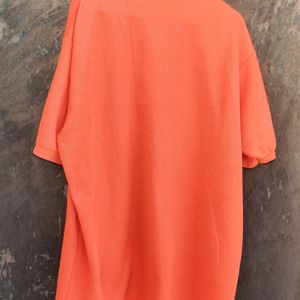 Orange Dailywear Tshirt For Men