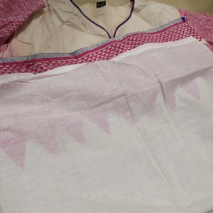 White Pink Kurti