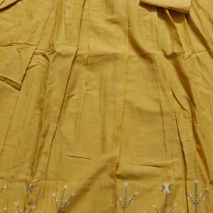 GLOBAL DESI KURTI YELLOW