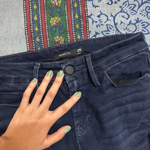 Blue Bootcut Denim Jeans