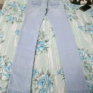 Sky Blue Denim Jean's