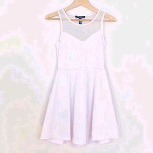 H&M White Skater Dress