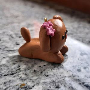 Dog Clay Charm