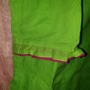 Fluorescent Green Kurta