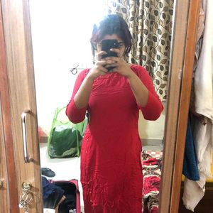 Red Kurta