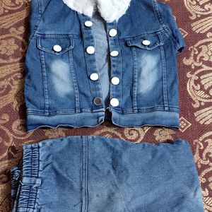 Denim Jacket And Jeans For 6 Year Girl