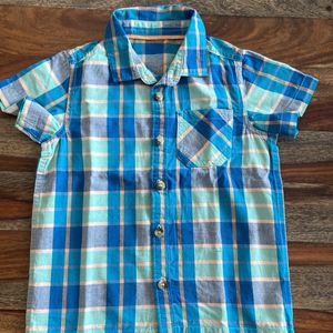 Mothercare Shirt - Blue Checked