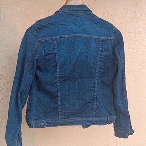 Slim Fit Tailored Indigo Dark Denim Jacket