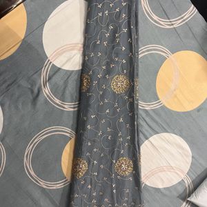 Gray color stitched Rajputi poshak