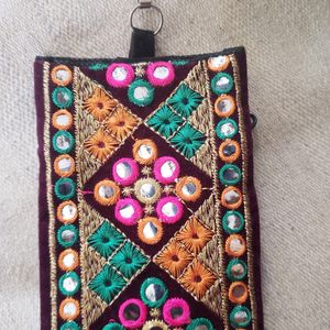 Earrings With Mobile Purse