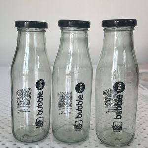 Glass Juice bottles Set of 3